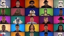Star Wars: The Force Awakens Cast Sings Star Wars Medley